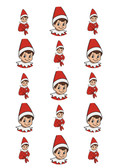 Elf boy Christmas Image edible image  -em10746