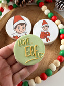 Love Elf  embosser or debosser  fondant stamp 