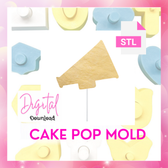  Digital Download Megaphone   Cake pop mold  STL FILE
