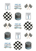 Frist Lap Race Car  Image edible image  -em1074