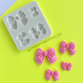 Bow Multi size   silicone mold PM633