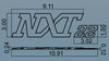 MasterCraft '17-'19 NXT22 Designator Decal - Chrome (7502103)