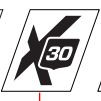 MasterCraft Trailer Designator X30 Decal for Large Stripe