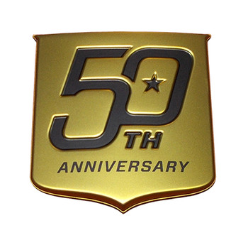 MasterCraft 50th Anniversary Shield Decal - Gold (750239)