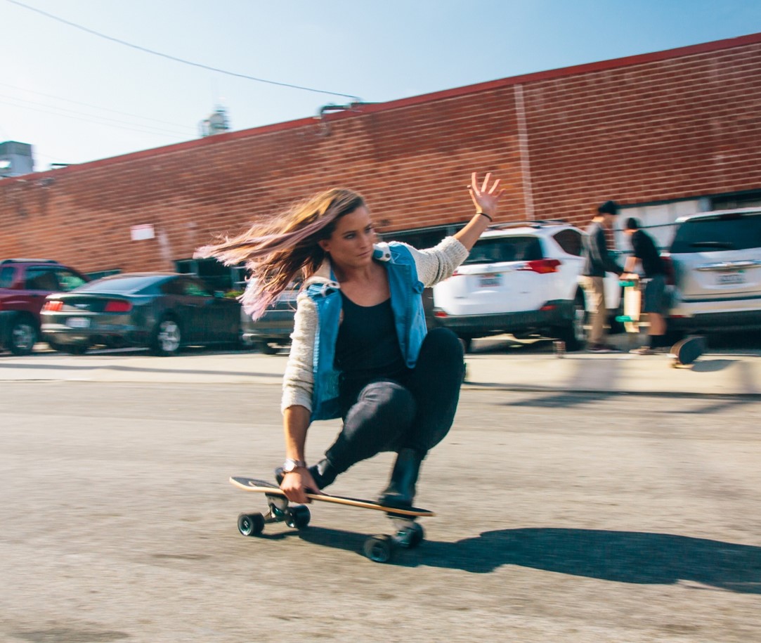 courtney skateboarding