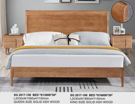 Alexa II Wooden Bedframe