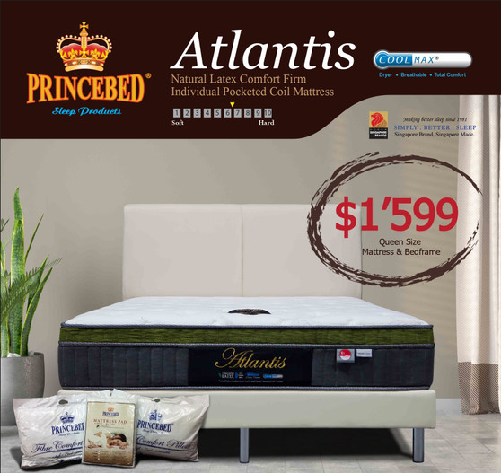ATLANTIS Bed + Mattress