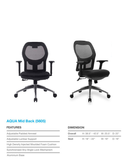 Aqua I Swivel Chair