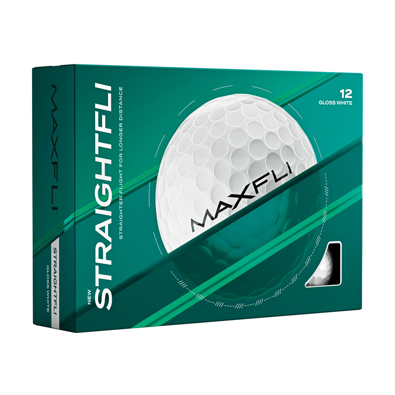 Maxfli 2025 StraightFli Golf Balls Dz - MXB0053 - The GolfWorks