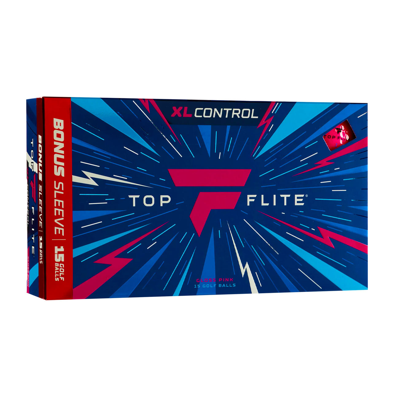 Top Flite 2025 XL Control 15 Ball Pack - TFB0050 - The GolfWorks