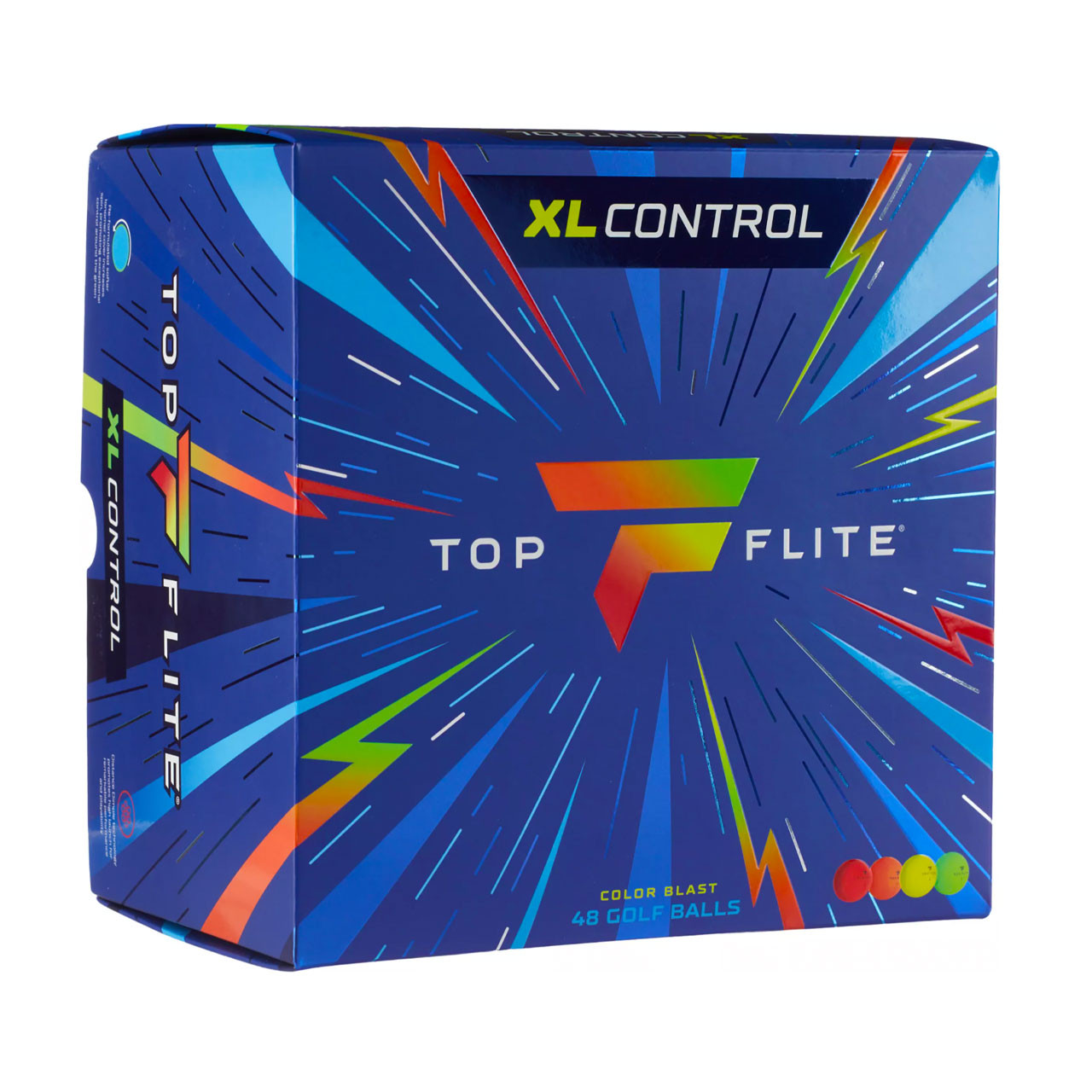 Top Flite 2024 XL Control Color Blast -48 Pack - The GolfWorks
