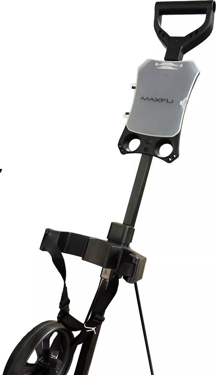 Maxfli 2 Wheel Cart Black - MX2WHL24 - The GolfWorks