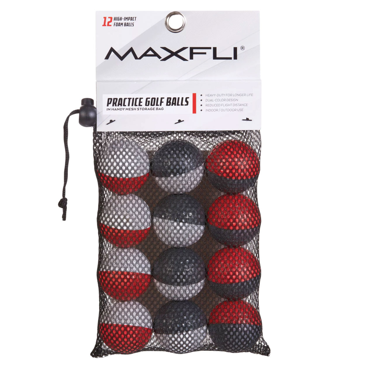 Maxfli 12 Dual Color High Impact Foam Balls - MX639 - The GolfWorks