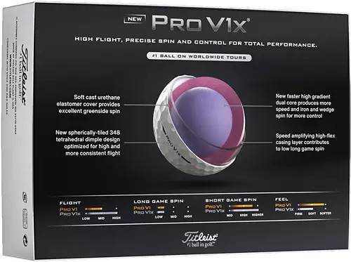 Titleist 2025 Pro V1x High Number Golf Balls - The GolfWorks