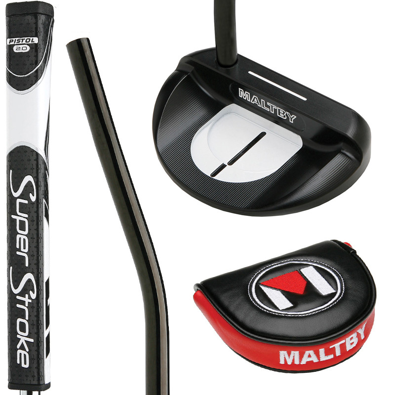 Maltby Pure-Track Tour Milled PTM-7 Black Putter Pak - The GolfWorks
