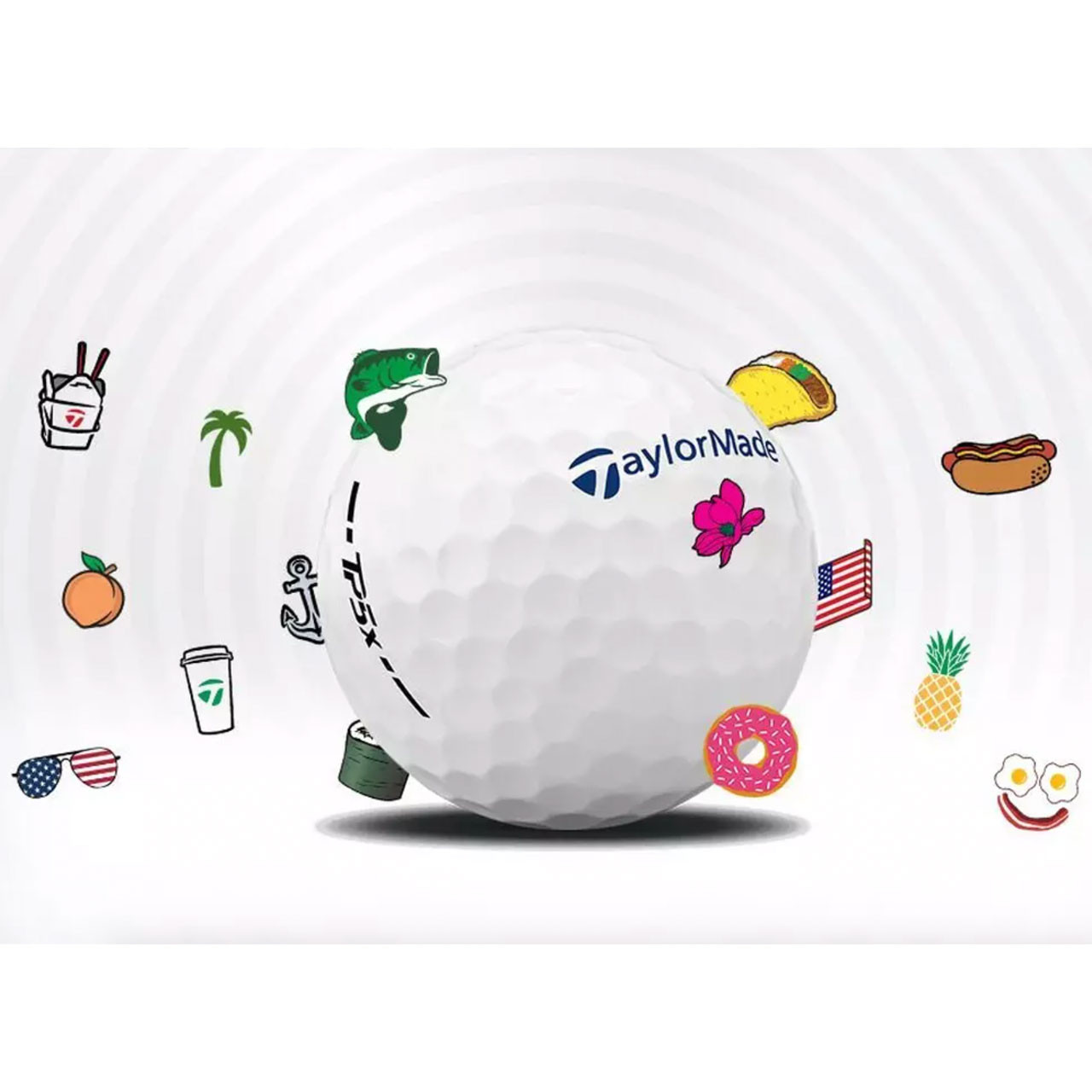 TaylorMade TP5x MySymbol Misprint Golf Balls - 1 Dozen - The GolfWorks