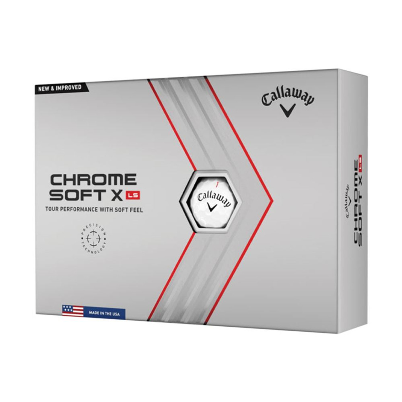 Callaway 2022 Chrome Soft X LS Golf Balls-Wht - The GolfWorks