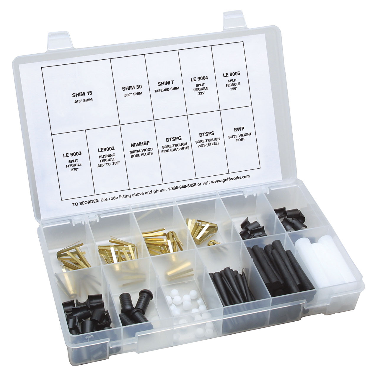 Small Repair Parts and Shim Kit-GW2004 - GW2004 - The GolfWorks