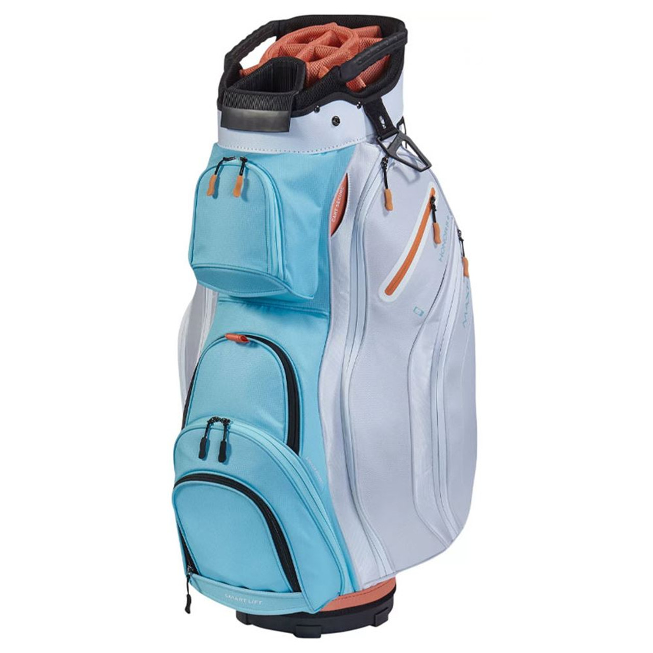 Maxfli Honors Plus Cart Bag Teal/Peach/Gray