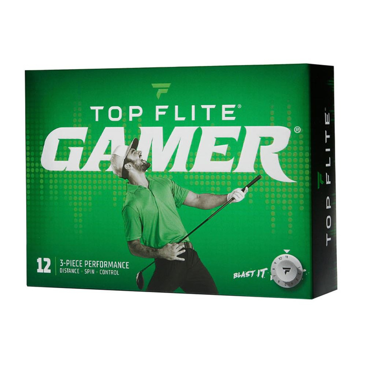 Top Flite Green Gamer X Golf Bag And Clubs READ