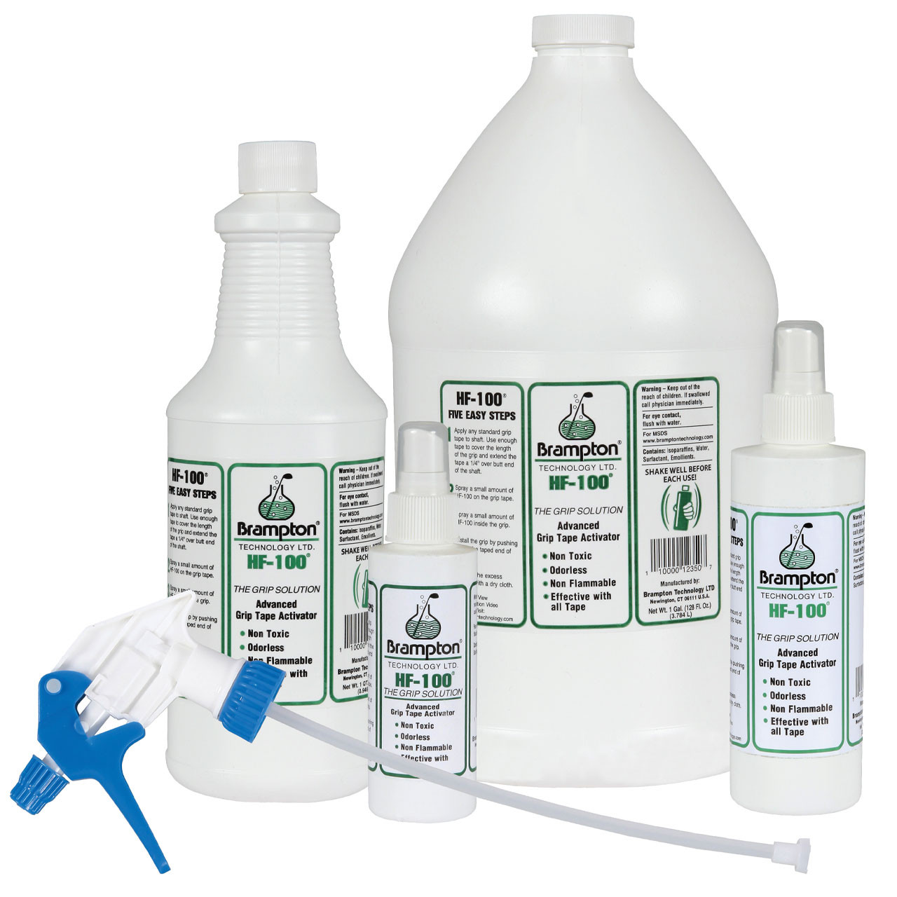 Brampton Technology HF100 Grip Solvent - The GolfWorks