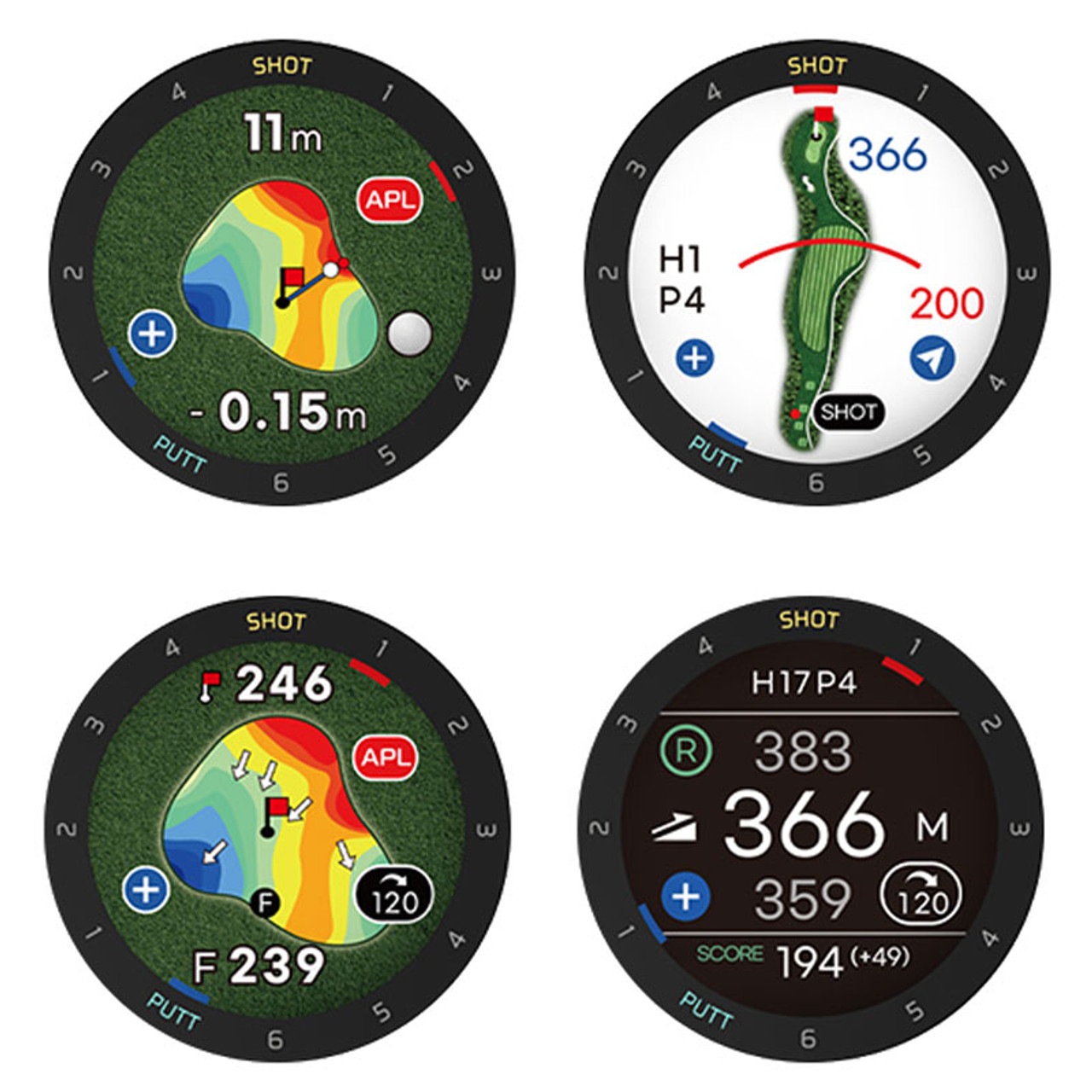 Voice Caddie T9 Hybrid GPS Watch