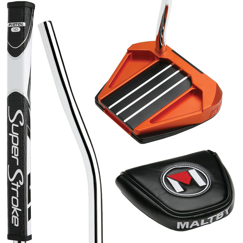 Maltby KE4 MAX Putter Pak - ORG/BLK - The GolfWorks