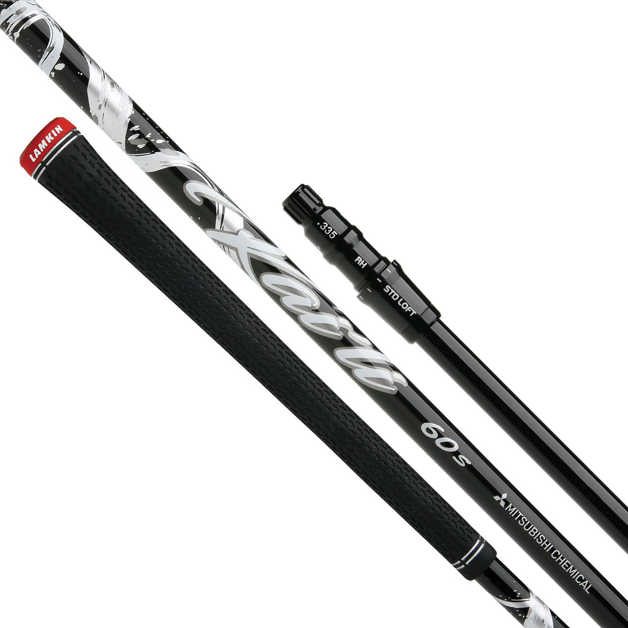 Mitsubishi Kaili White 60 S Flex Golf Shaft with TM Adaptor and Grip