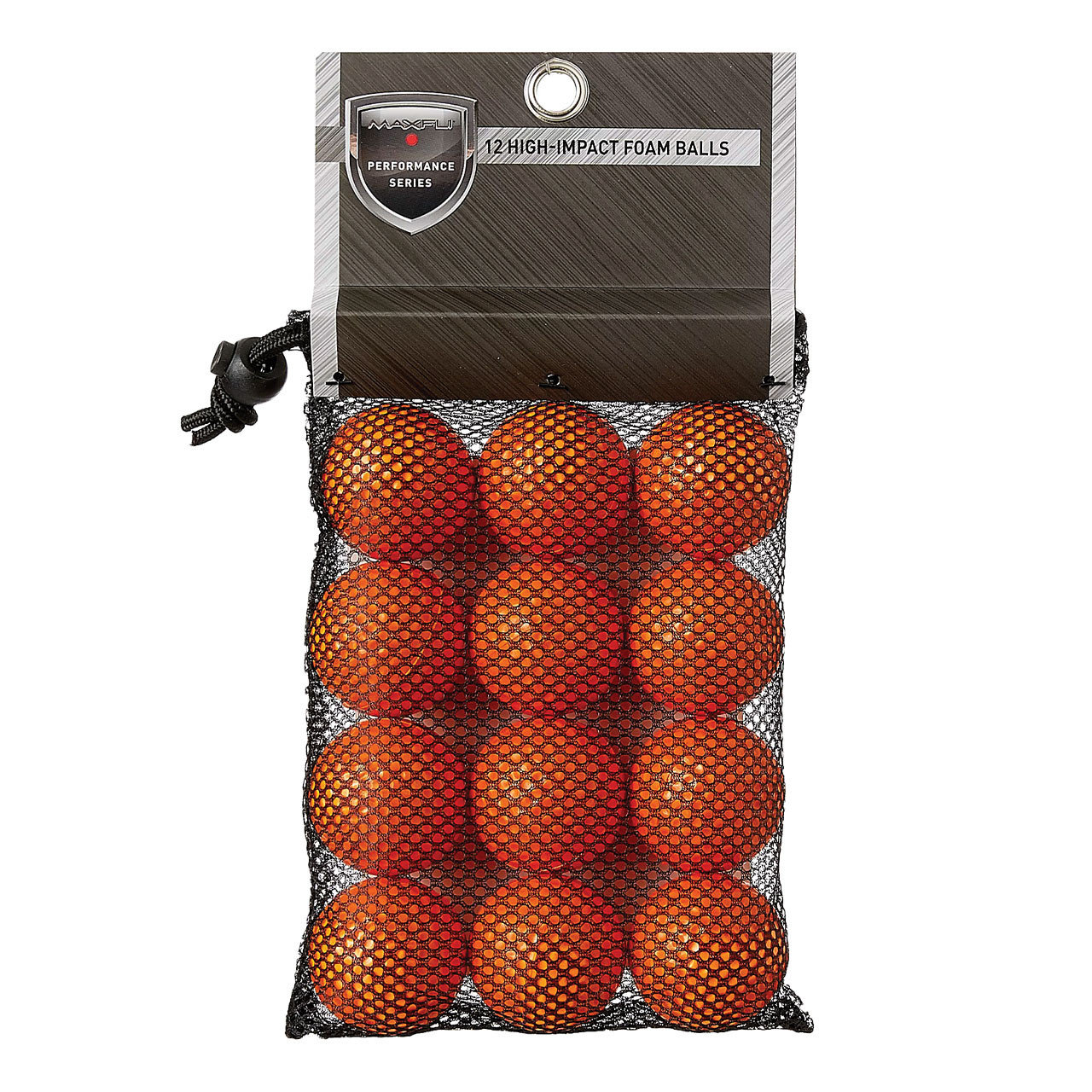 Maxfli High-Impact Orange Foam Practice Balls - 12-Pack - The GolfWorks