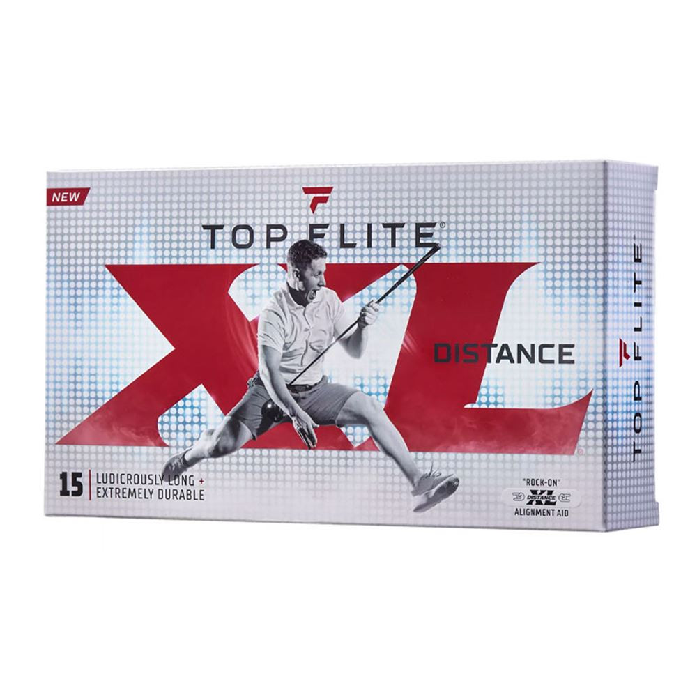 Top Flite XL Distance Golf Balls 15 Pack The GolfWorks