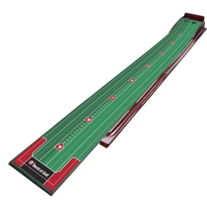 Deluxe Wooden 2-Hole Putting Mat