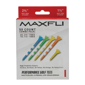 Maxfli 2 3/4" Translucent Tees 50 pk