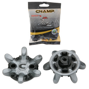 Champ Tour Zarma Golf Spikes Black/Silver