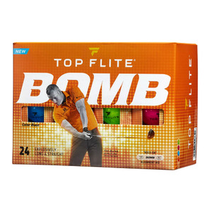 Top-Flite 22 Bomb Color Blast Golf Balls - 24 Pack