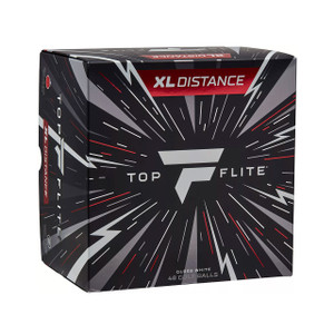 Top-Flite XL Distance Golf Balls Gloss White - 48 Pack