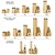 Brass Shaft Tip Weights - 12 Pack