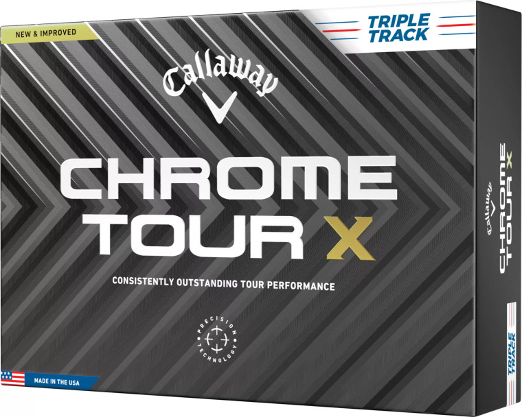 Callaway 2024 Chrome Tour X Triple Track Golf Balls - The