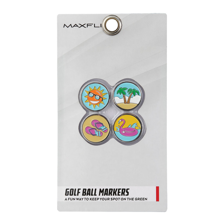 Maxfli Sun & Sand Ball Markers - MX773
