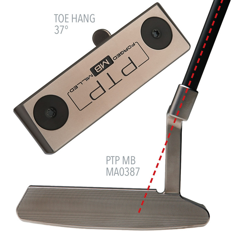 Maltby PTP-MB Milled Carbon Steel Custom Putters