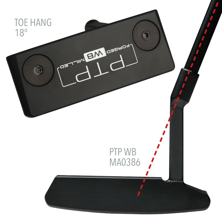 Maltby PTP-WB Milled Carbon Steel Custom Putters