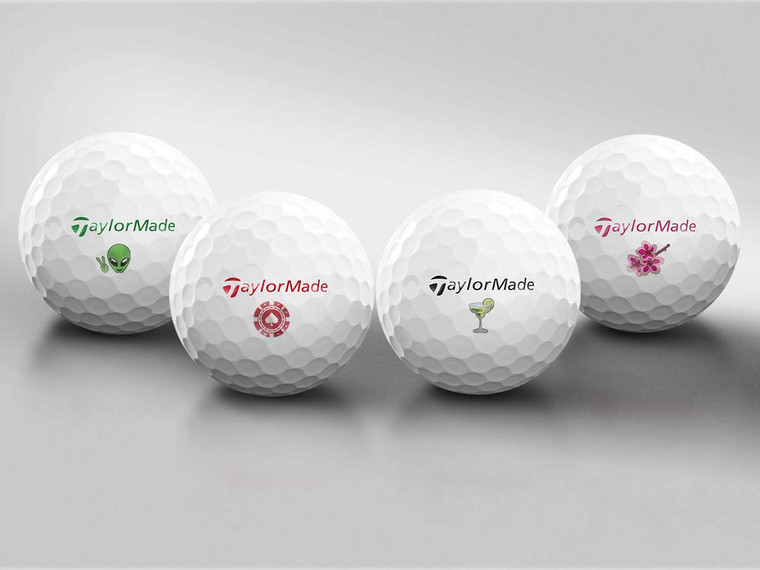 TaylorMade 2026 TP5X MySymbol Misprint Golf Balls - 1 Dozen