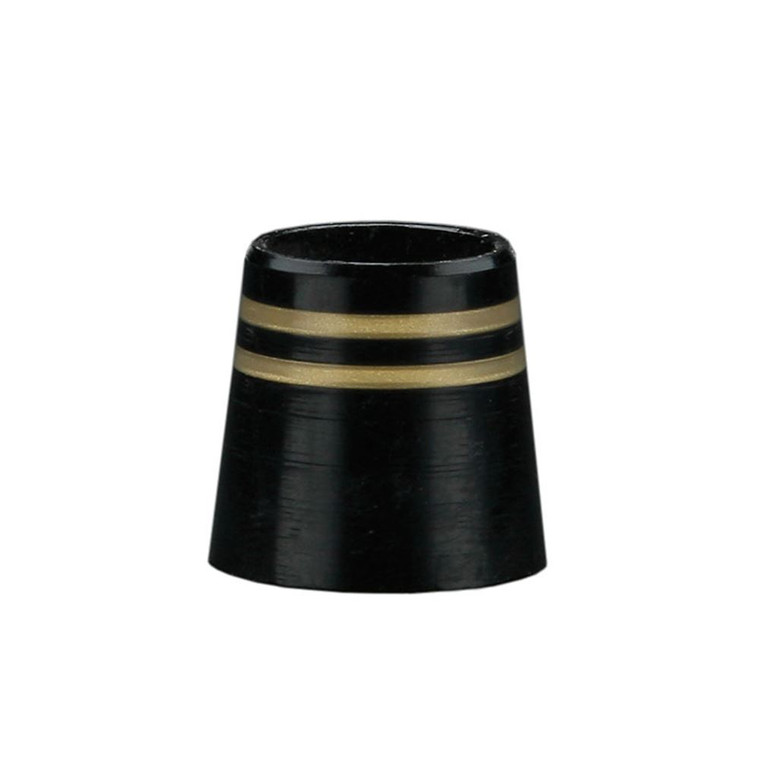 Black/Gold Wood Ferrules - .335" - 57PW