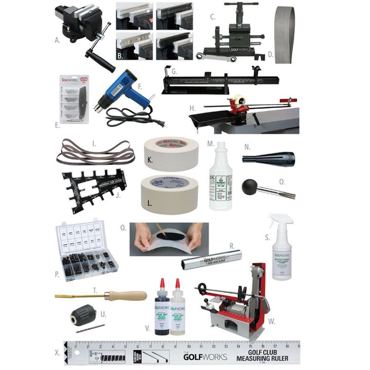 The GolfWorks Tool Shop Set-Up Kit-GW2021