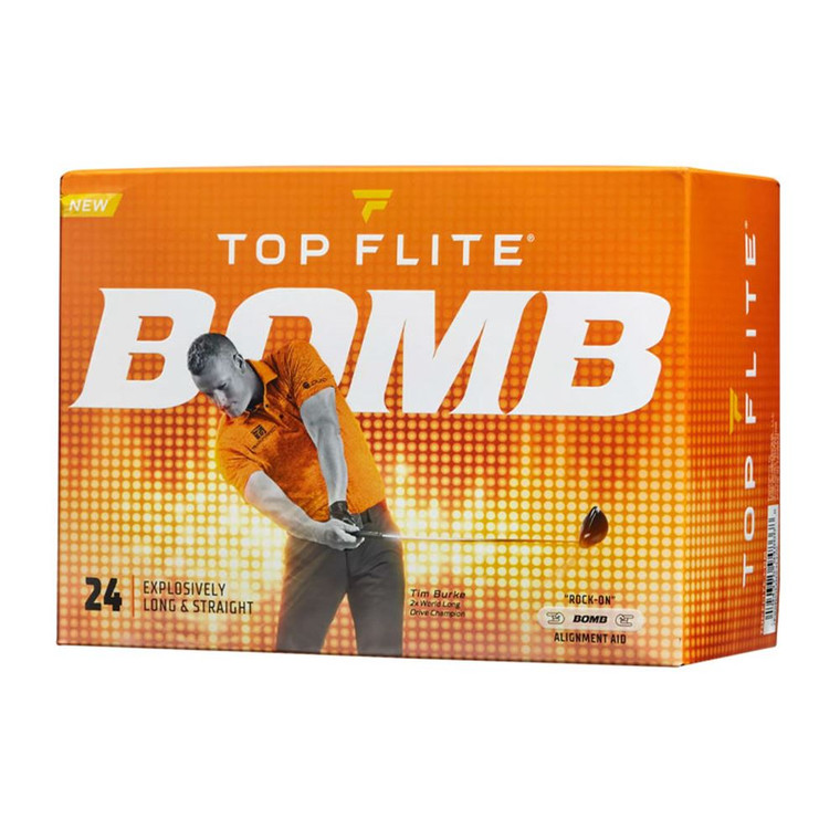 Top Flite BOMB Long Drive Golf Balls - 24 Pack-TFB0041