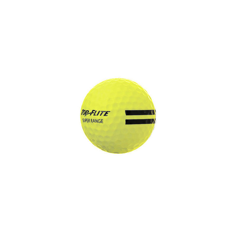 Top-Flite Super Range Golf Balls - Yellow Bulk