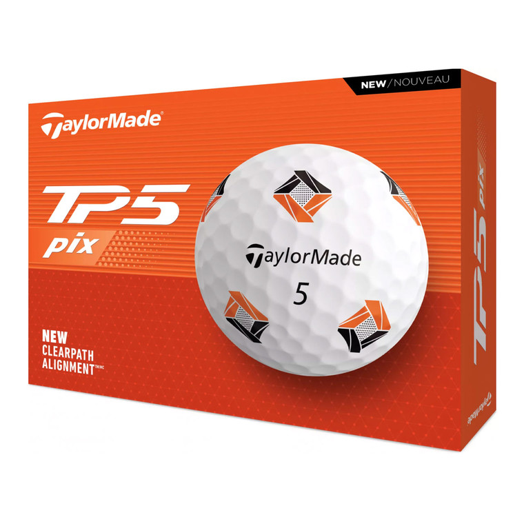 TaylorMade 2024 TP5 PIX Golf Balls