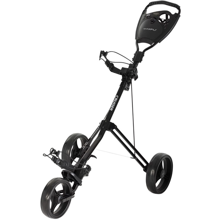 Maxfli 3 Wheel Cart Black - MX3WHL24