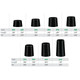 GolfWorks .355 Tapered Iron Ferrules – Black Plastic – One Dozen (BTIF)