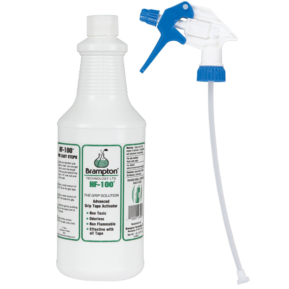 HF100 Grip Solvent with Spray Nozzle The GolfWorks