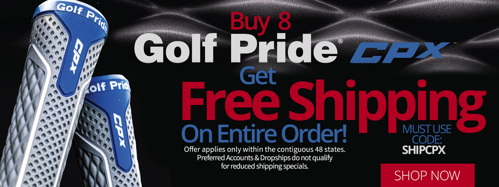 GOLF PRIDE CPX DEAL!